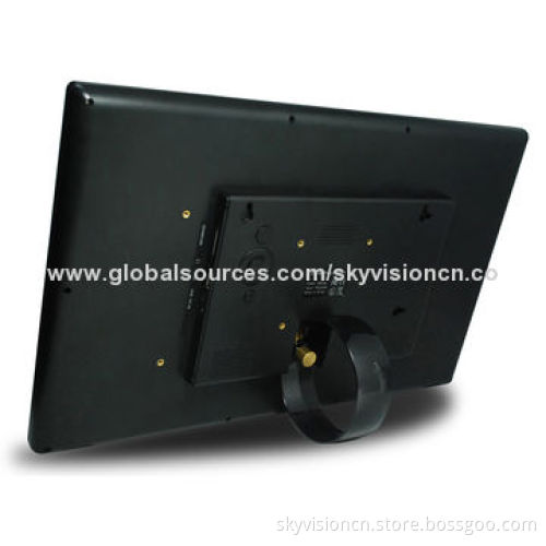 18.5" Digital photo frame with 1,366*768px,support 1,080P table stander&wall mountable with spear